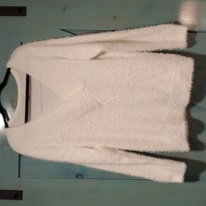 A New Day Soft, Fuzzy Ivory Sweater
